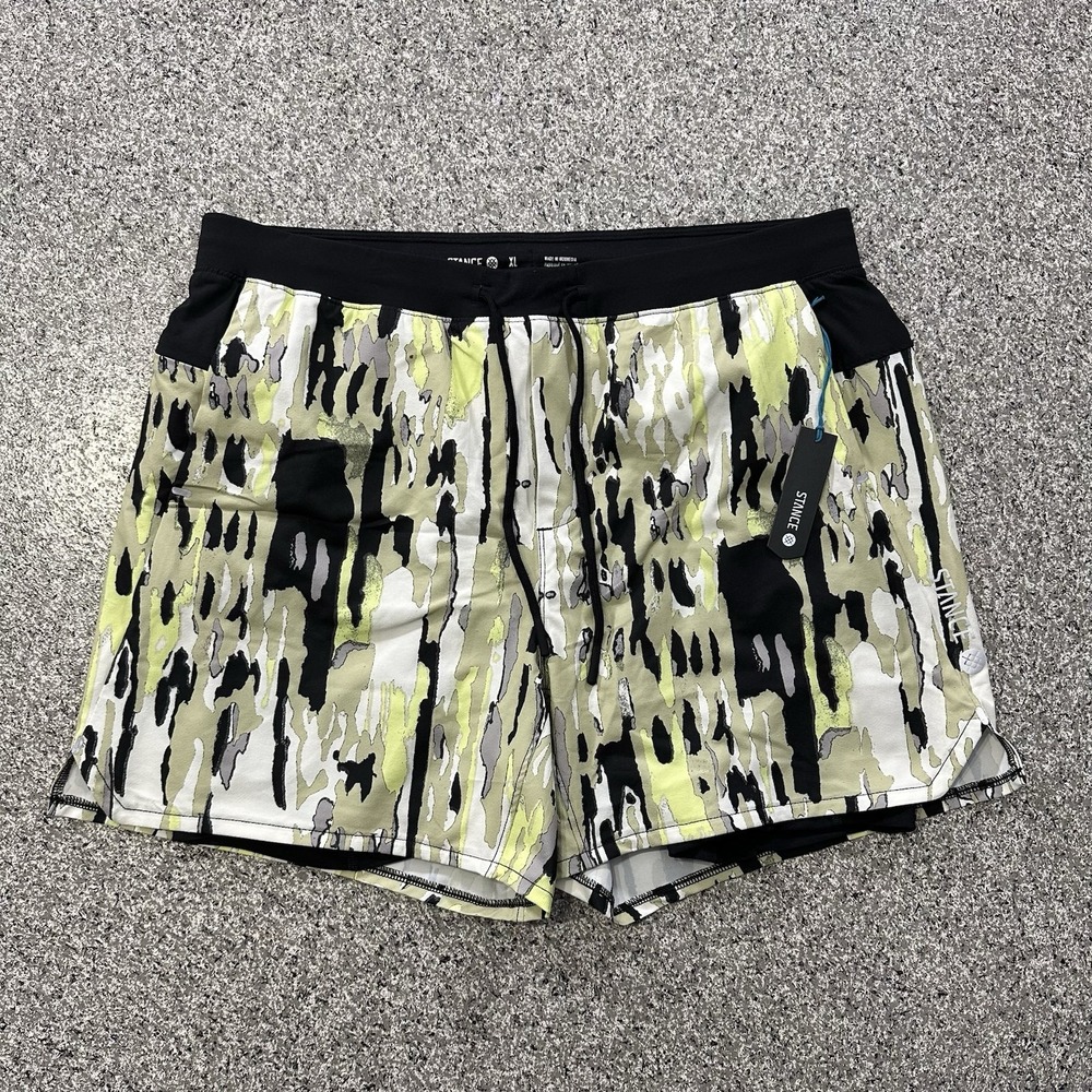Stance Shorts Mens XL Flux 5" Performance Lined Freshtek Training Gym